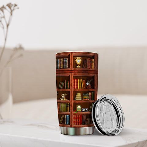 2IMT tumbler regalo-lectores: regalo práctico para lectores y bibliotecarias.