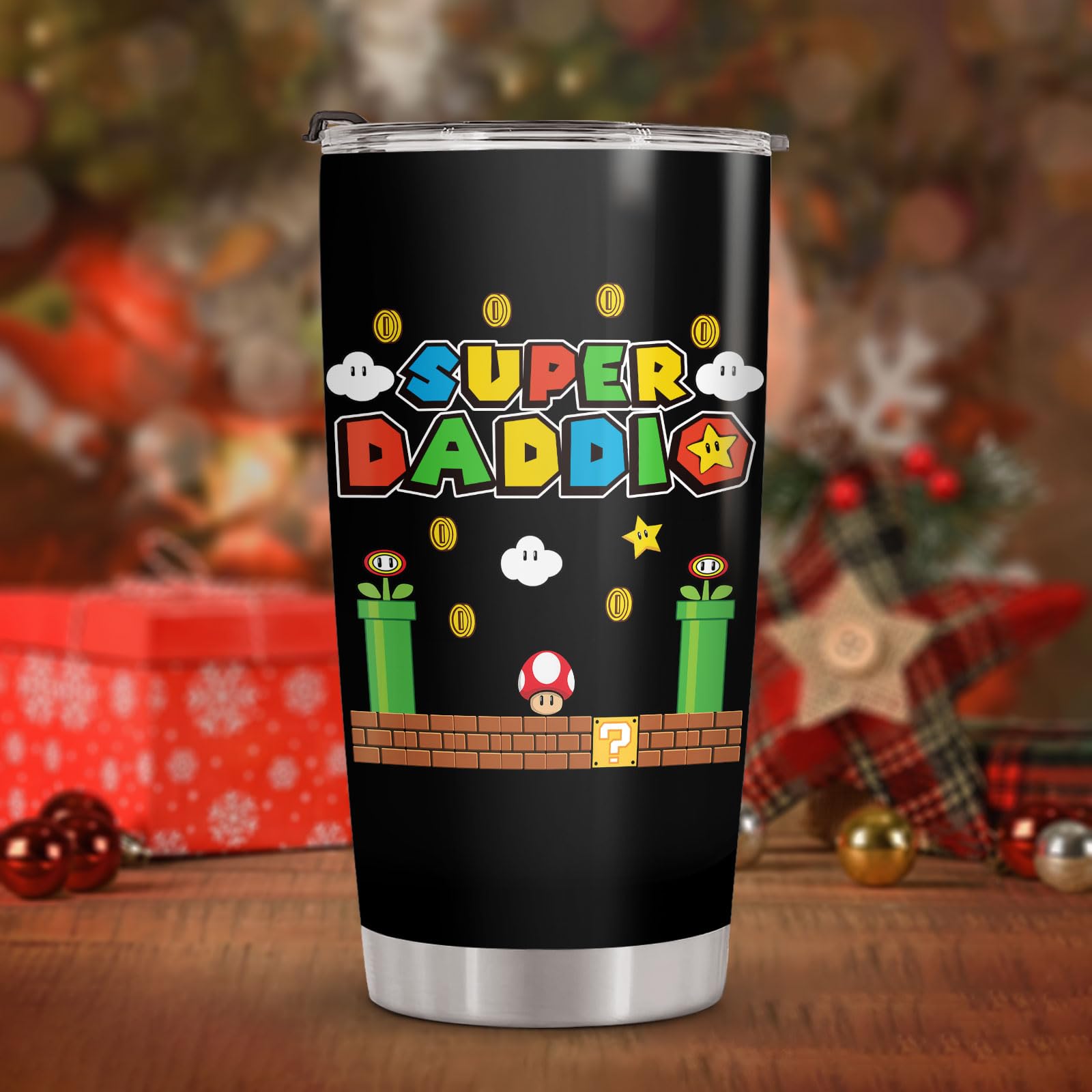 34HD Vaso termico de acero inoxidable 18/8, duradero para uso diario.