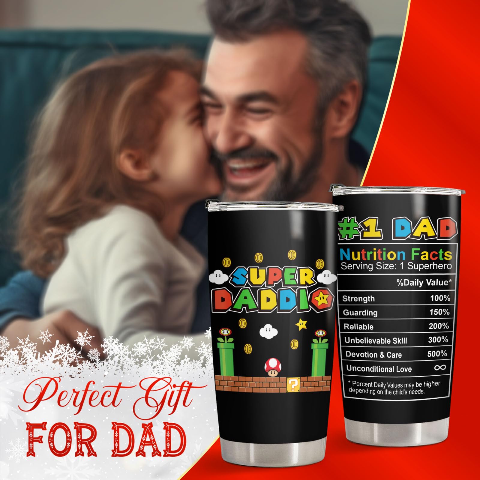 34HD Diseno papa-jugador, regalo ideal para papas que aman videojuegos.