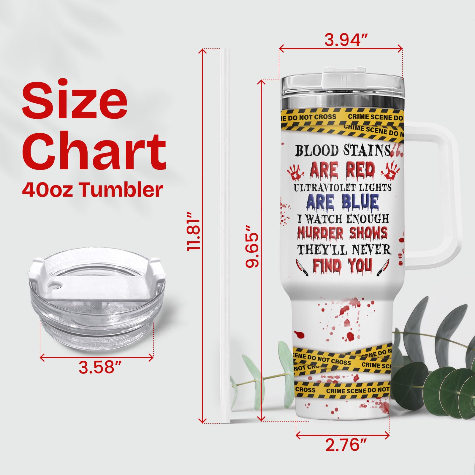 34HD Horror Cat Tumbler con pajilla, perfecto para beber sin derrames en movimiento.
