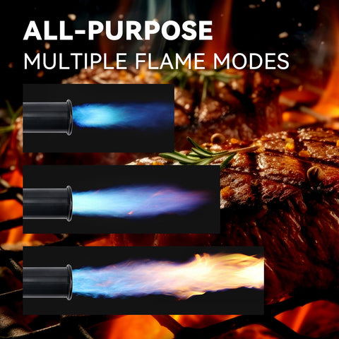 Soplete 4ALLTECH con encendido instantáneo para fogatas y parrillas