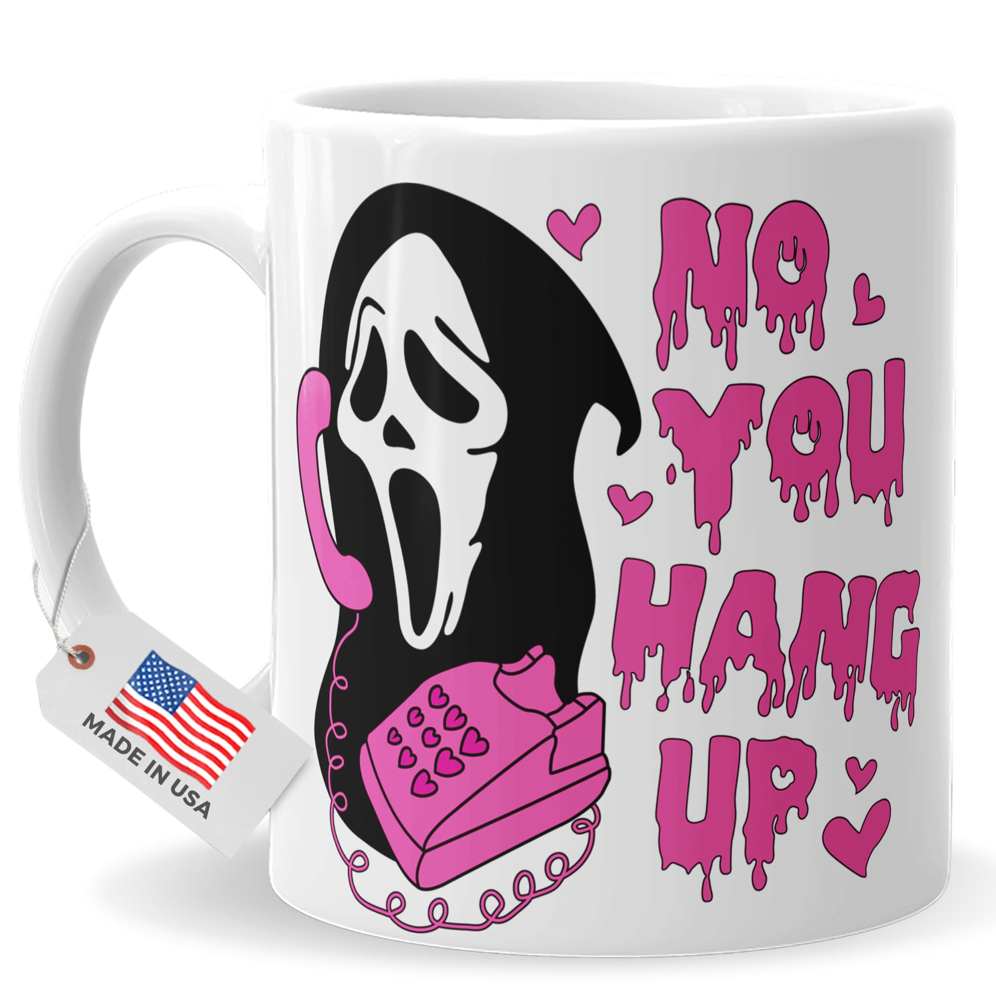 Taza Ghostface de 4GIFTSAKE para café diario con tema de Halloween