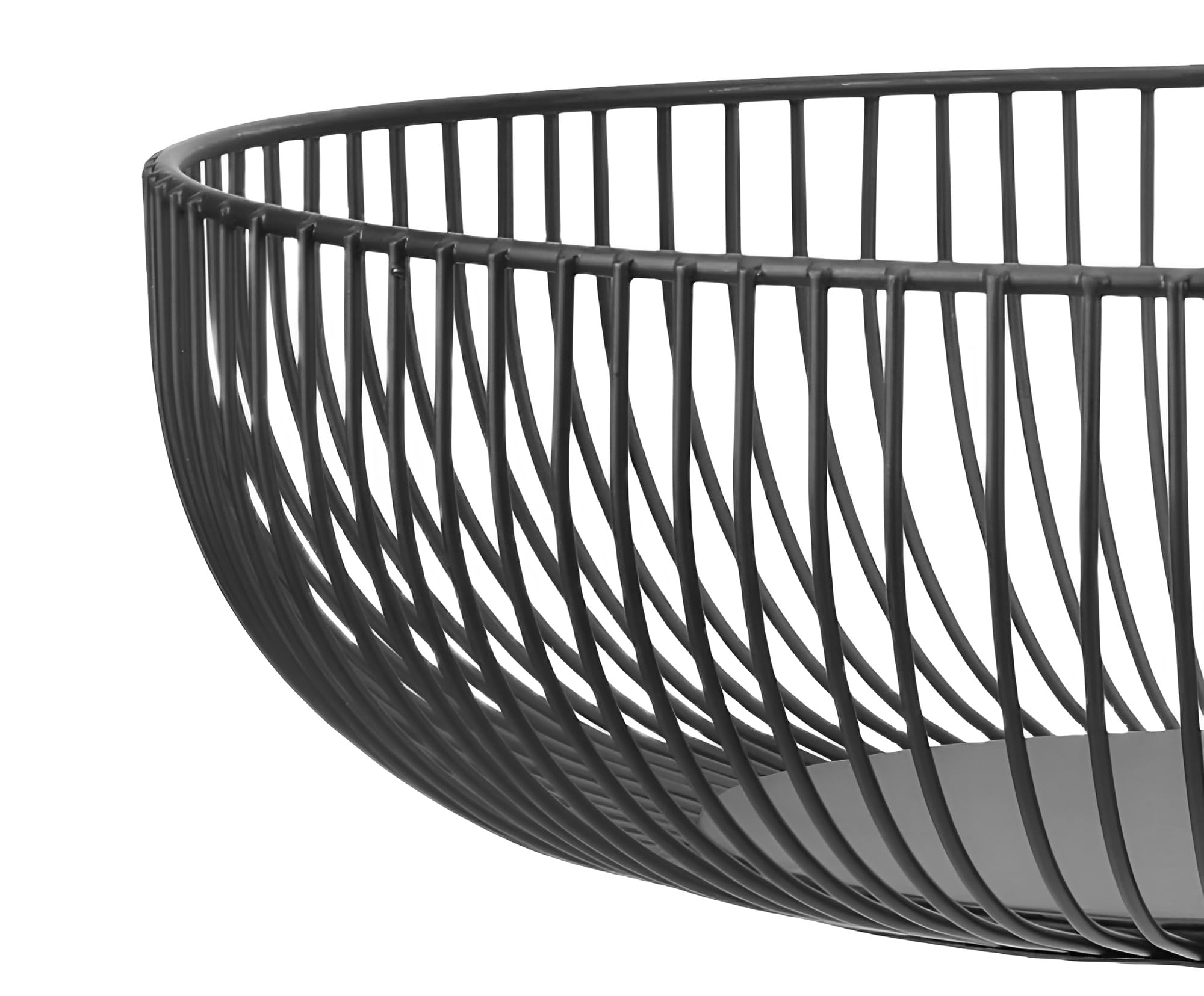 7UYUU frutero en cocina, alambre negro, soporte para frutas y snacks