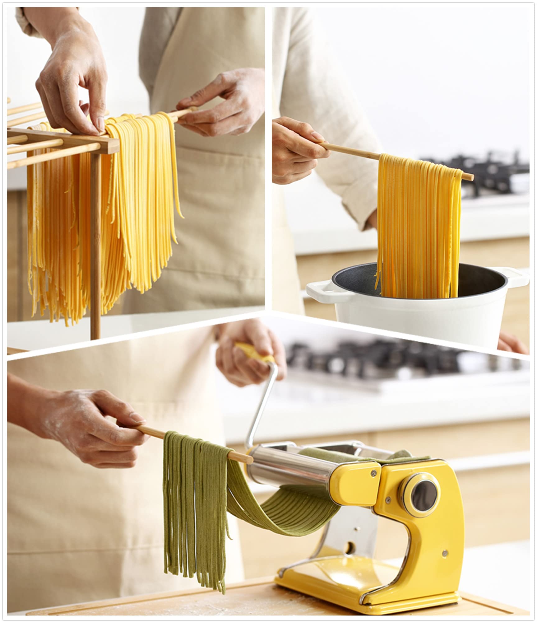 8SOM rodillos de secado para pasta para un secado uniforme.