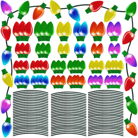 90shine imán bombilla luz navidad con brillo reflectante para coche