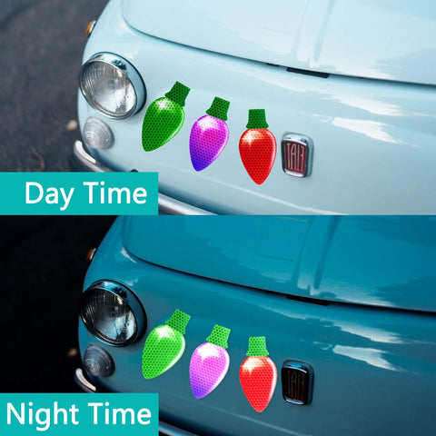 90shine imán bombilla reflectiva amarilla, iluminación simulada para uso exterior.