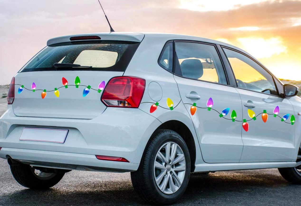 90shine imán bombilla reflectiva naranja, aporta brillo dinámico al coche.