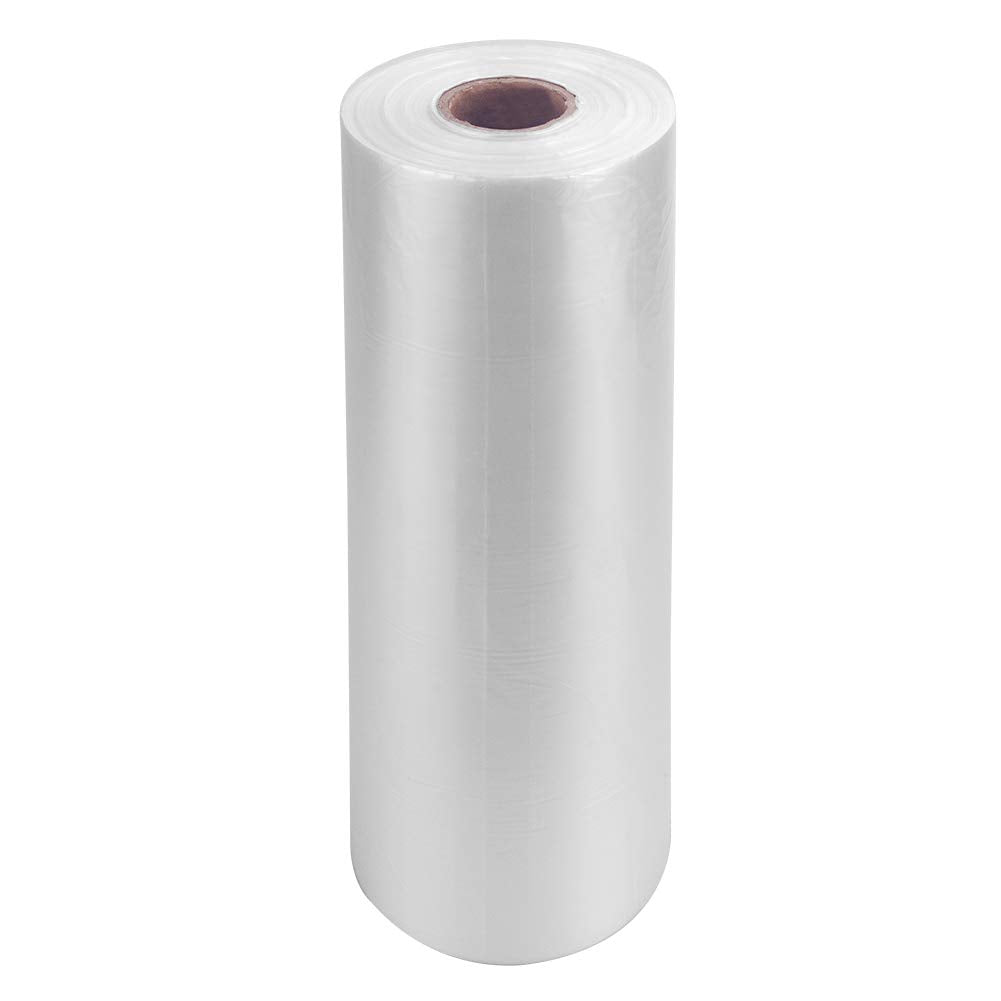 9527 Product bolsas claras 12x20 en rollo para almacenar alimentos de forma ordenada.