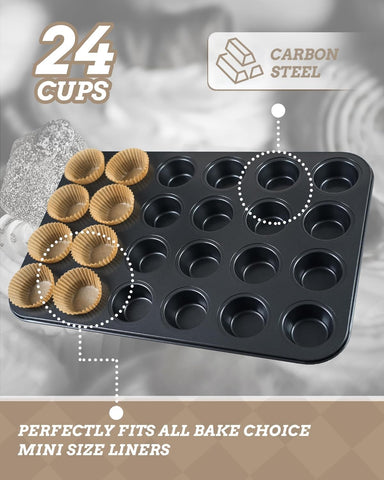 Bake Choice, molde de acero al carbono con distribución de calor uniforme.