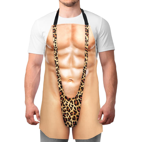 A AIFAMY MuscleMankini, delantal-panza-gruesa, ideal para fiestas y risas en la cocina.