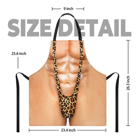 A AIFAMY MuscleMankini, escena-cocina-divertida, perfecta para regalos divertidos.