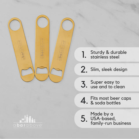 A Bar Above: mango ergonómico para mayor comodidad durante el servicio