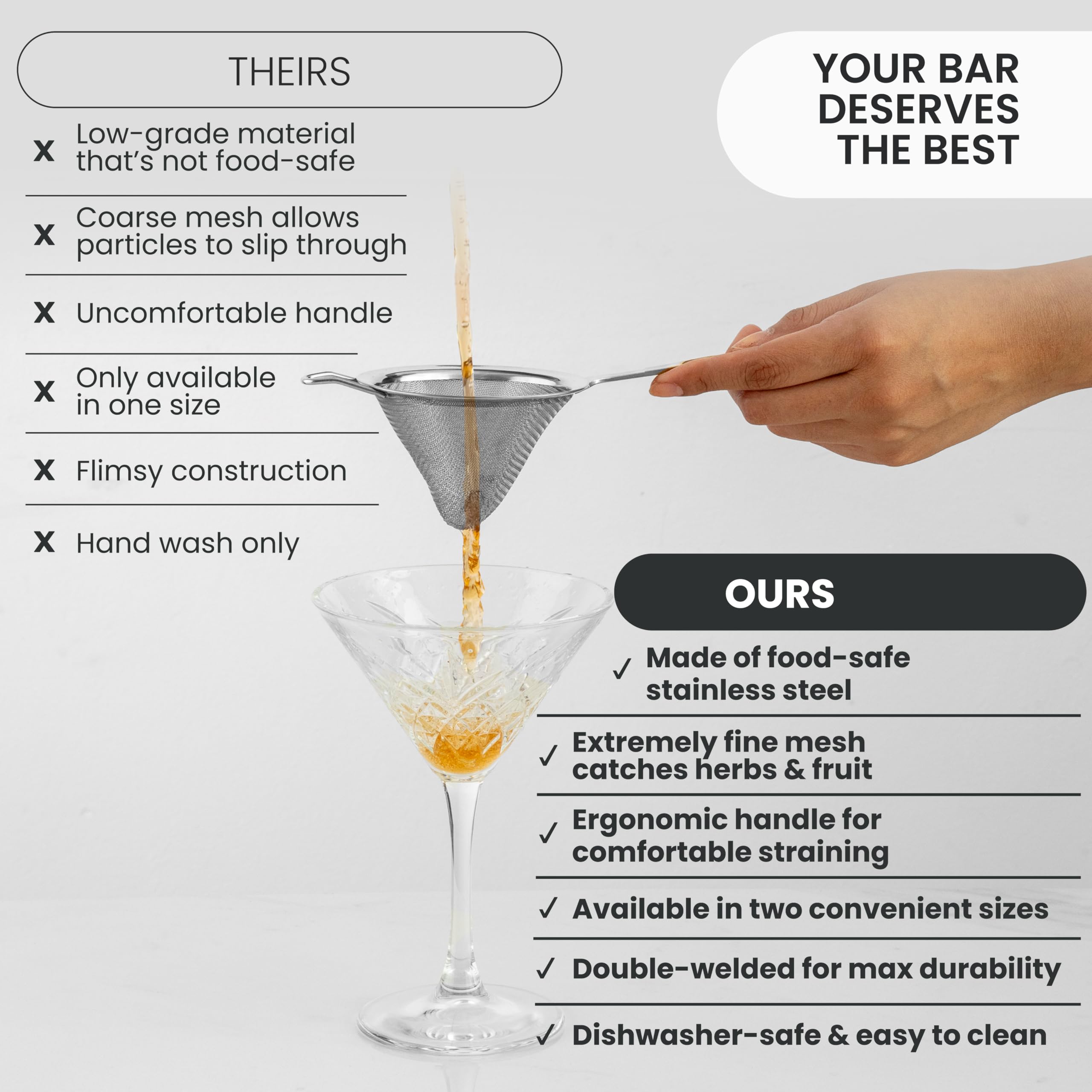 A Bar Above uso multpropósito para té e infusiones aromáticas.