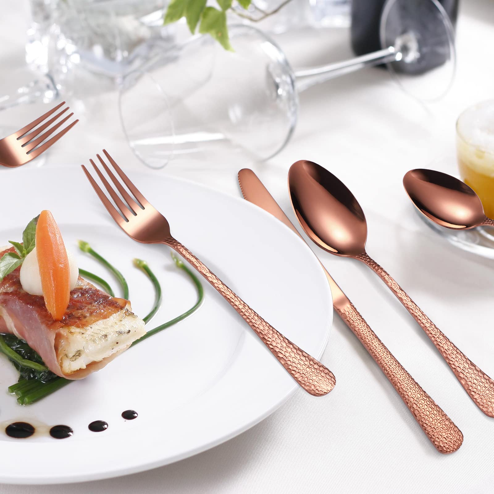 A · HOUSEWARE diseño elegante y lujoso para mesa sofisticada