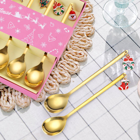 Cucharas con colgante navideño A · HOUSEWARE para tazas y regalos.
