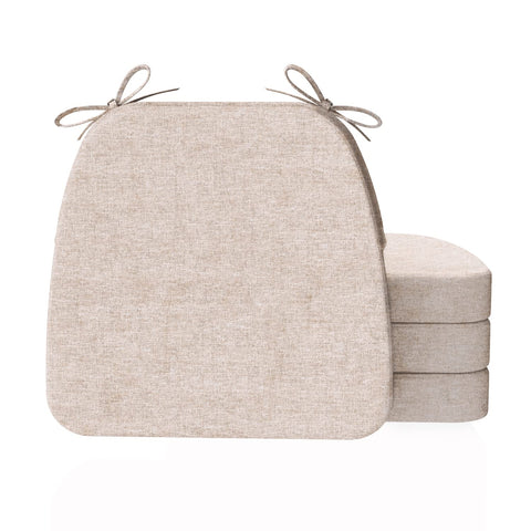 Cojín de silla forma D de AAAAAcessories con perfil de 2 pulgadas para asientos amplios