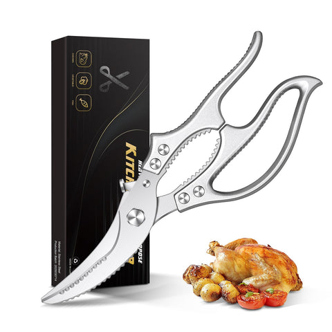 Tijeras Aaeiirey para pollo con corte preciso y seguro.