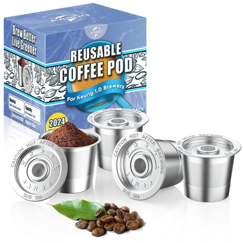 AanQQ pod reutilizable para Keurig 1.0 al rellenar con café molido
