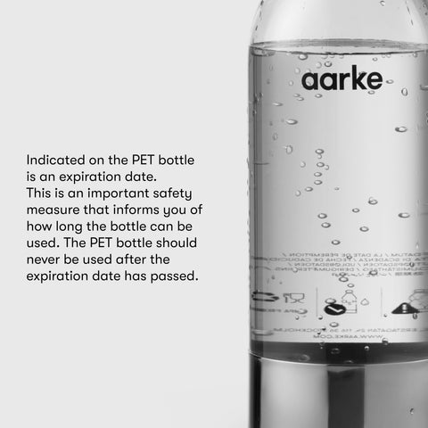 Aarke PET Extra detalles en acero que añaden elegancia y resistencia