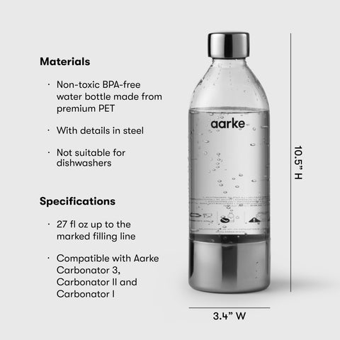 Aarke PET Extra opción ecológica y reutilizable para reducir residuos