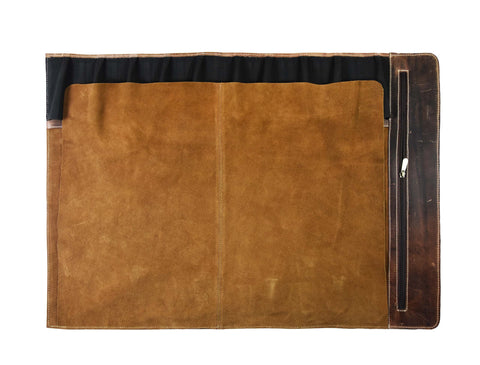 AARON LEATHER GOODS VENDIMIA ESTILO funda-cuchillos interior con 10 bolsillos y organización segura