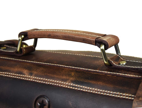 AARON LEATHER GOODS VENDIMIA ESTILO uso para estudiantes de cocina y prácticas