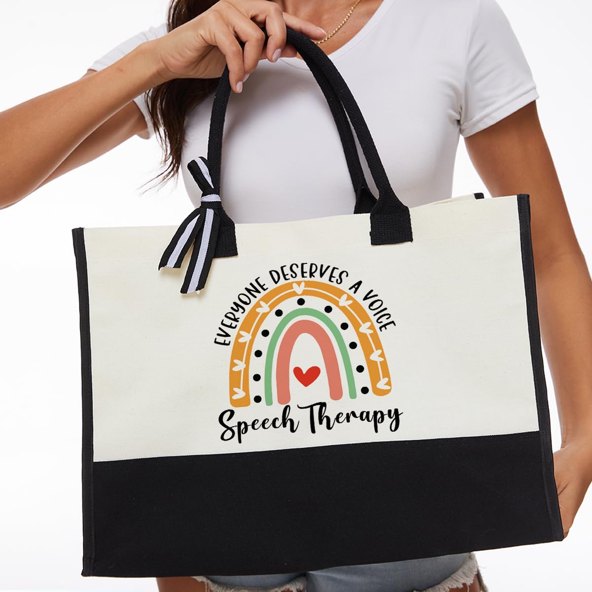AASRR bolsa para terapeuta del habla, diseño con frases divertidas, regalo perfecto