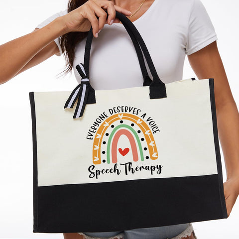 AASRR bolsa para terapeuta del habla, diseño con frases divertidas, regalo perfecto