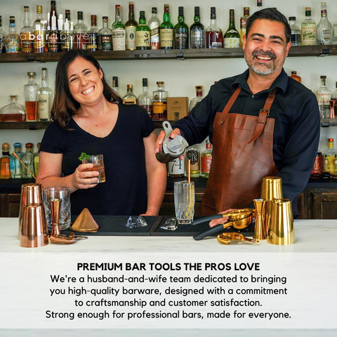 A Bar Above, diseño ergonómico: agarre cómodo para batidos precisos
