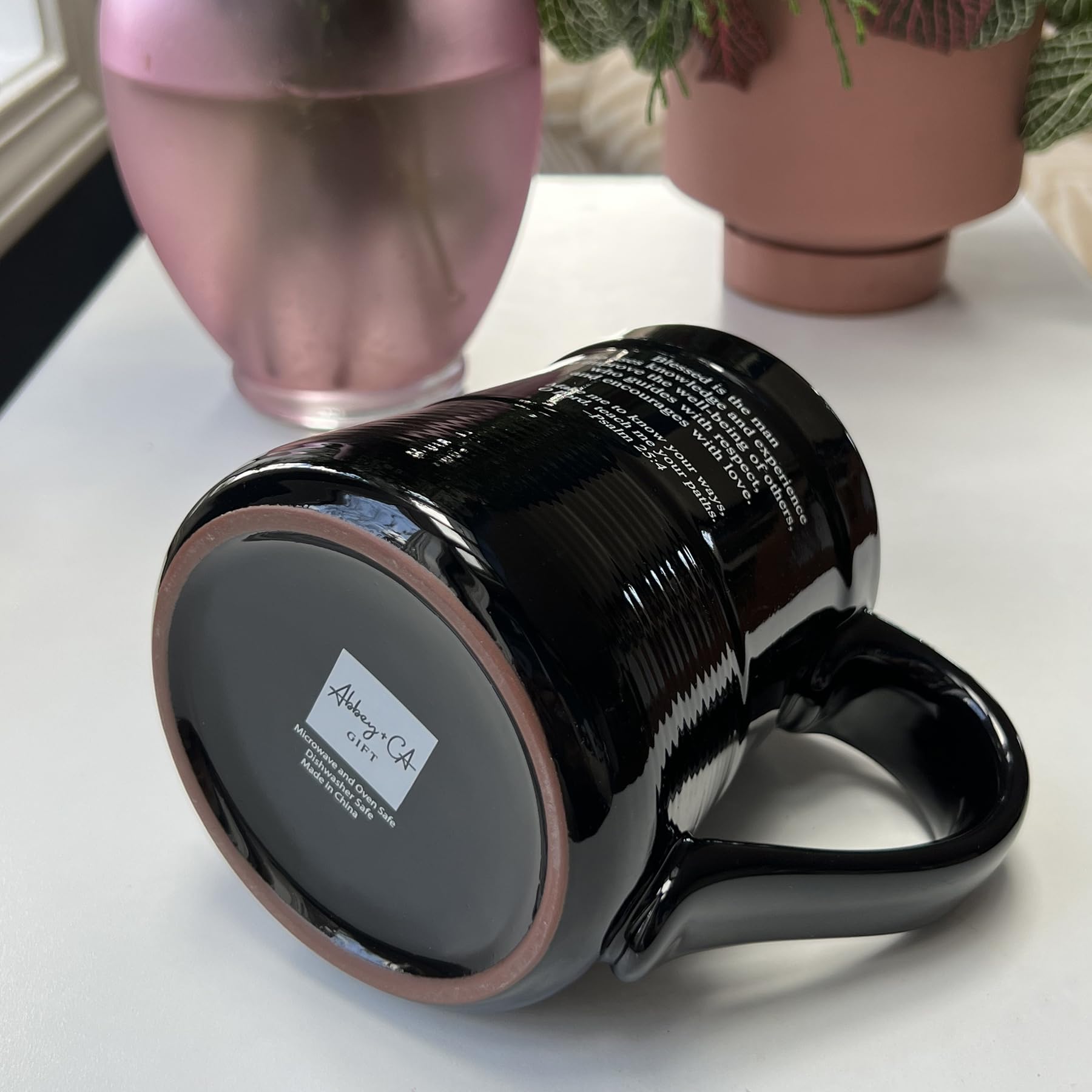 Abbey CA Gift Taza en caja blanca, lista para regalo