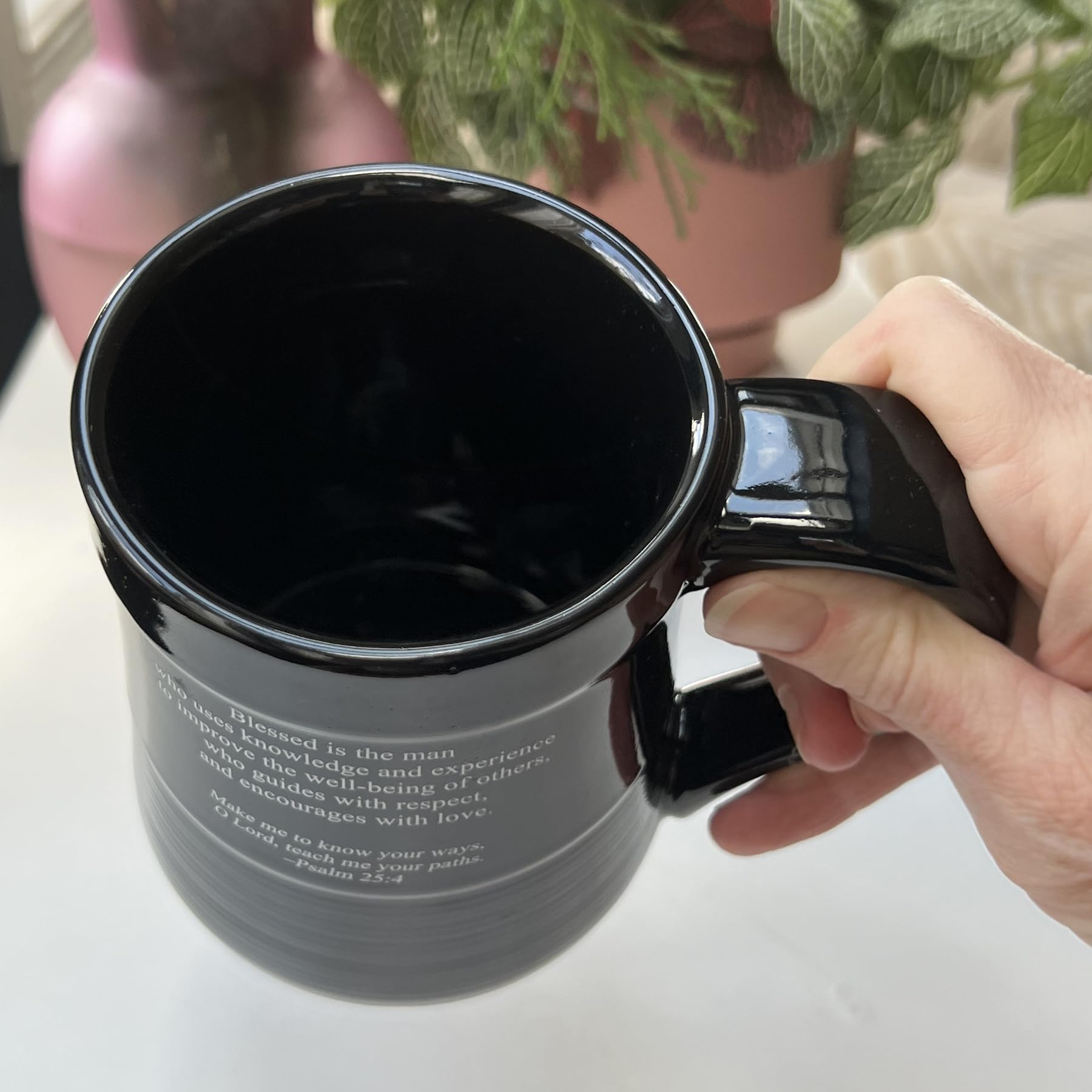 Abbey CA Gift Taza con diseño ribete y base cómoda