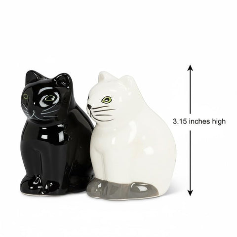 Abbott Collection 27-FELINE, conjunto práctico para mesa diaria, diseño negro/blanco.
