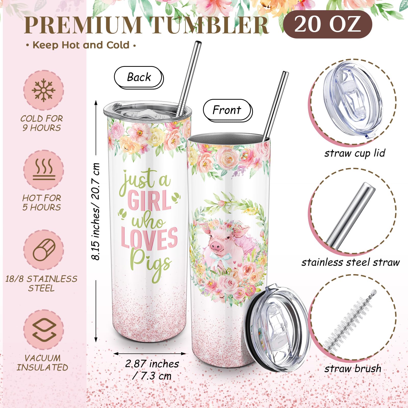 Bolsa cosmética Abbylike de 25x13 cm, organiza cosméticos durante viajes