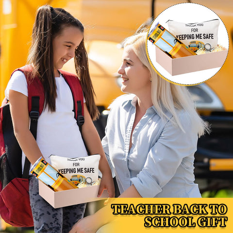 Estuche regalo Abbylike con detalles de autobus, listo para sorprender