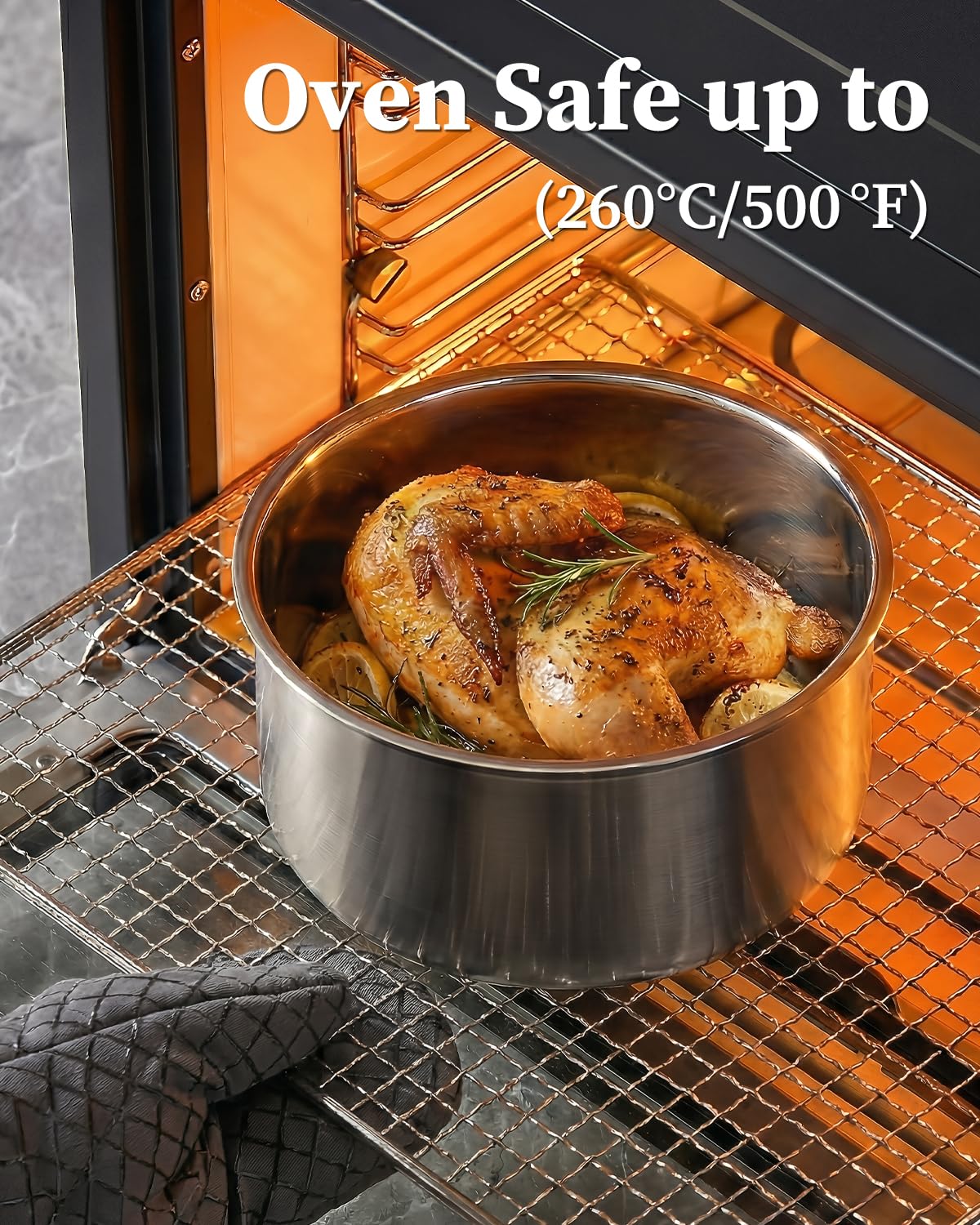 Diseño compacto y apilable de Abijan para cocinas pequeñas