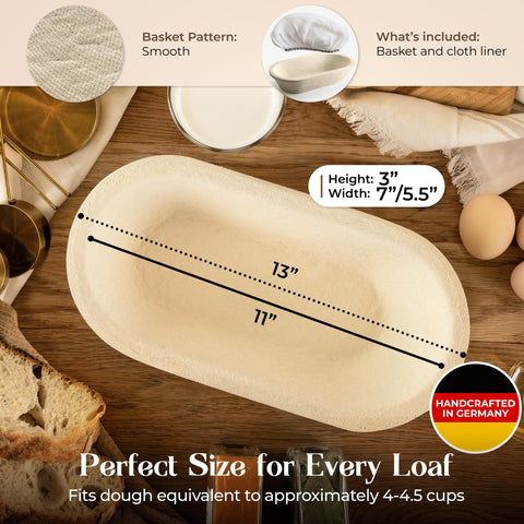 ABIOTO cesta de pulpa de madera antiadherente natural reduce adherencia de la masa