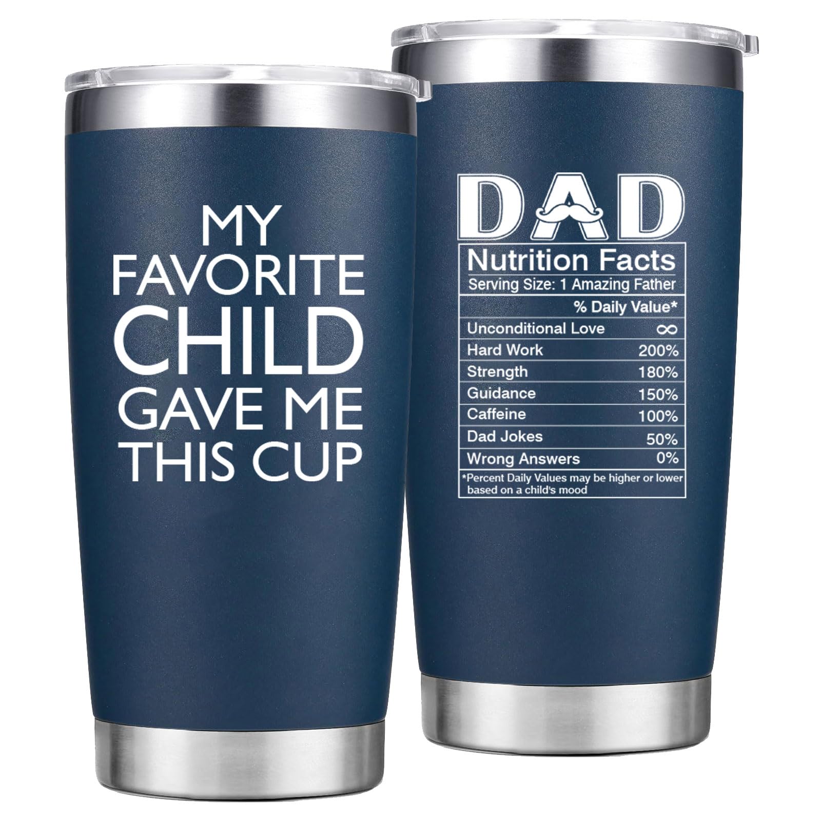 Abledn vaso con la inscripción 'Mi hijo favorito me dio esta taza', perfecto para café diario.