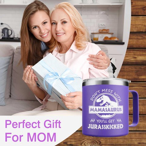 Regalo para mamá de Abledn, taza divertida para Navidad o cumpleaños.