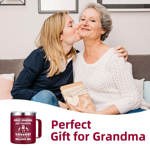 Taza Abledn con diseño gracioso para abuela, perfecto para sorprender.