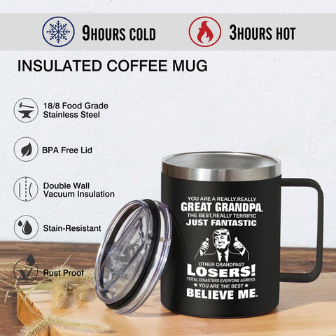 Taza Abledn para Abuelo, regalo de cumpleaños para nieta o nieto.