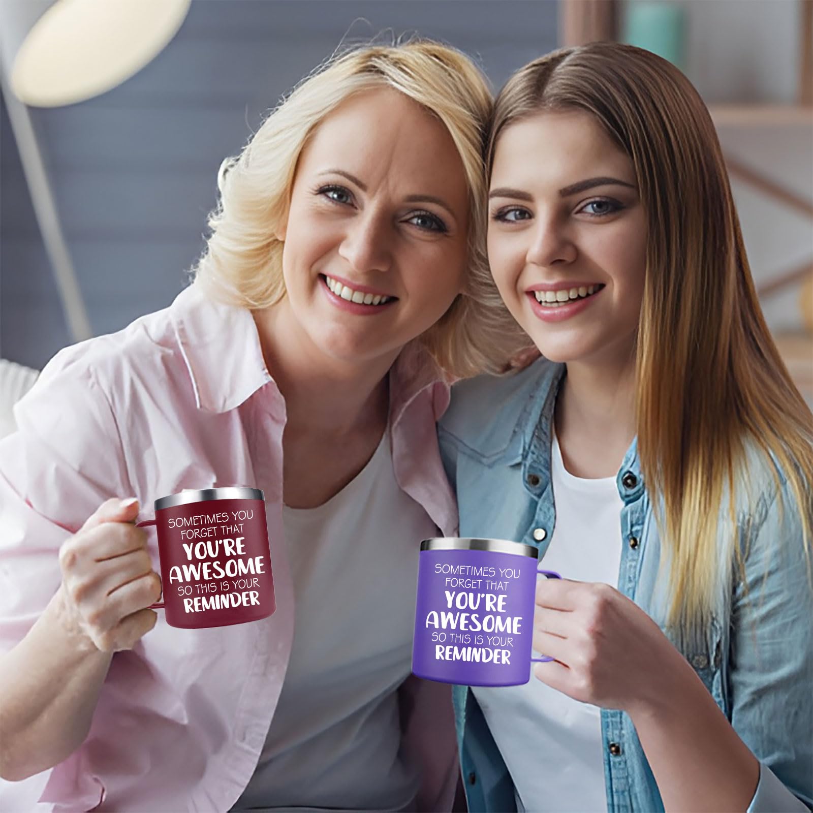 Taza Abledn con tapa sin BPA y transparente para bebidas seguras