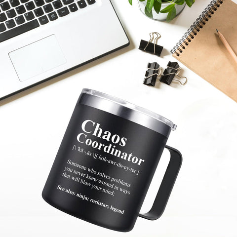 Abledn taza termica coordinadora del caos, mantiene bebidas calientes o frías.