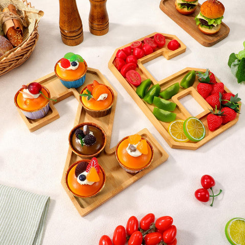 ABOOFAN servicio de catering para celebraciones con bandeja dividida.
