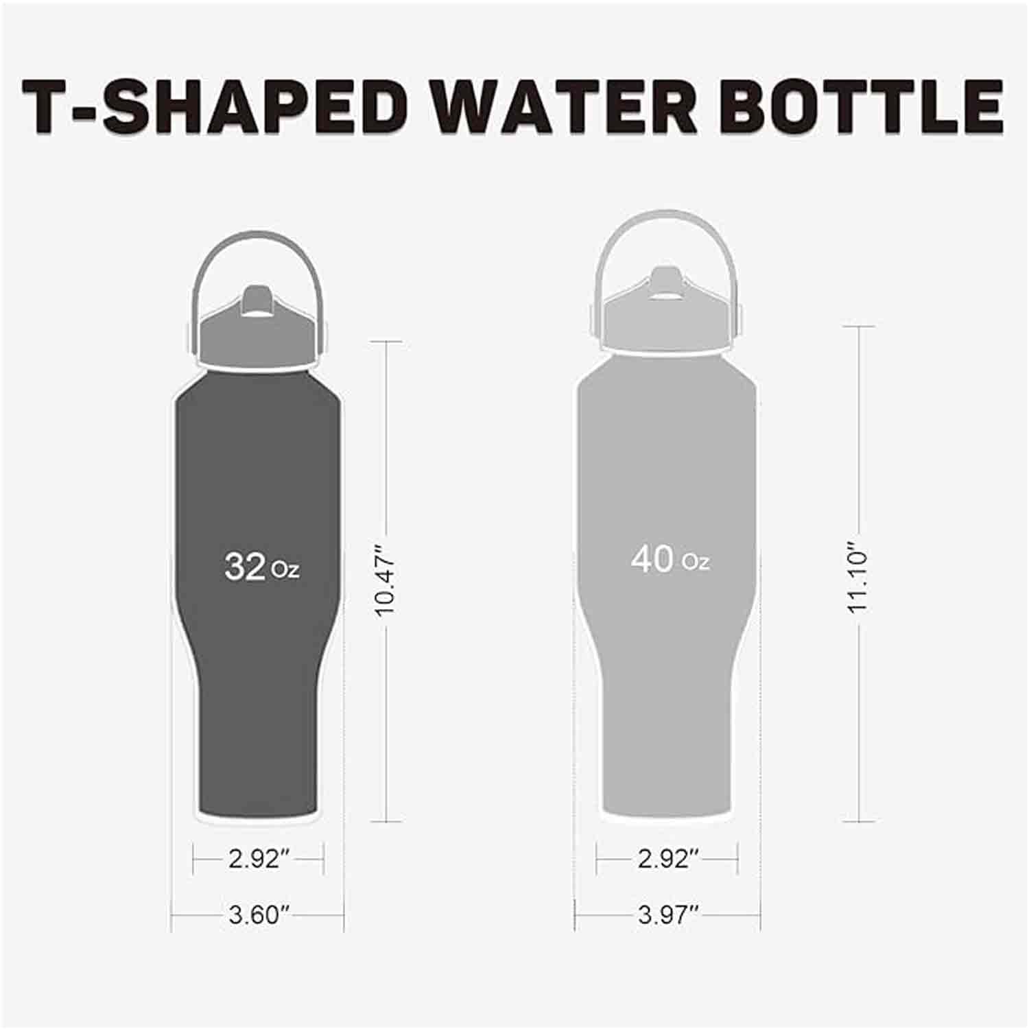 ABOTOCUP botella aislada de doble pared mantiene bebidas frías sin condensación.