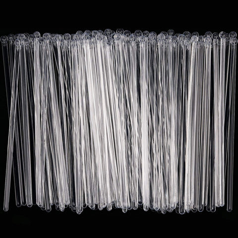 Paquete ABSOK de 100 palitos cristal para bares y restaurantes
