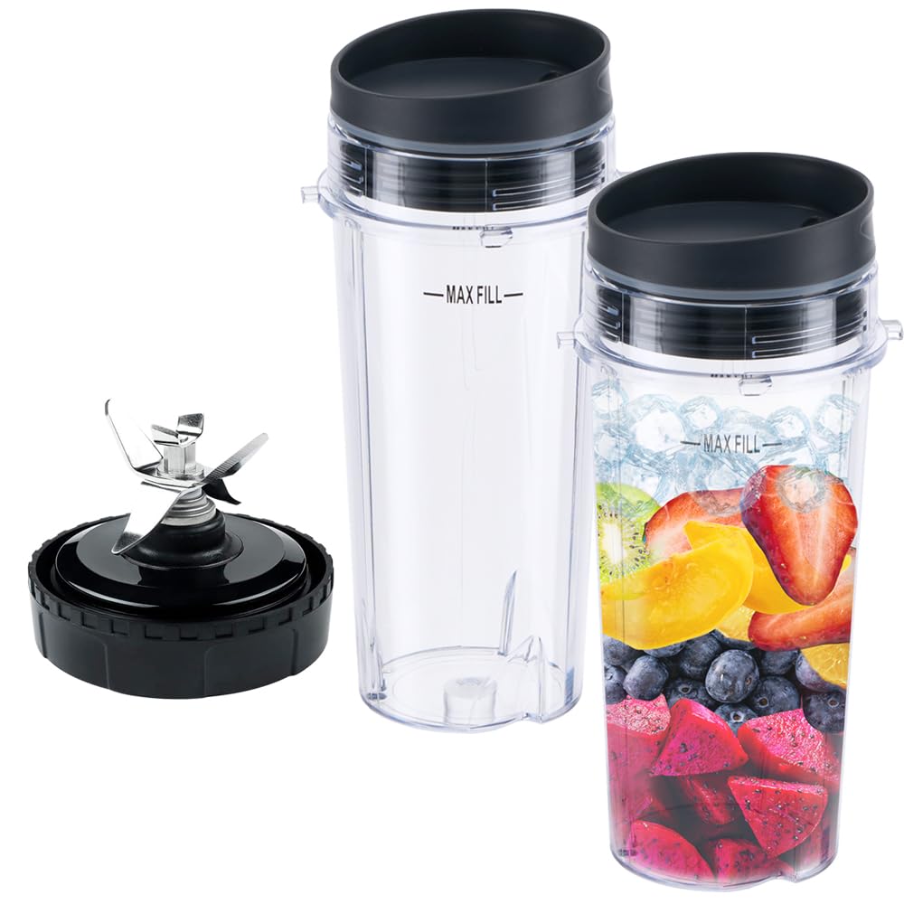 ABTER Nutri Ninja hoja 6fin superior para batidos rápidos y uniformes.