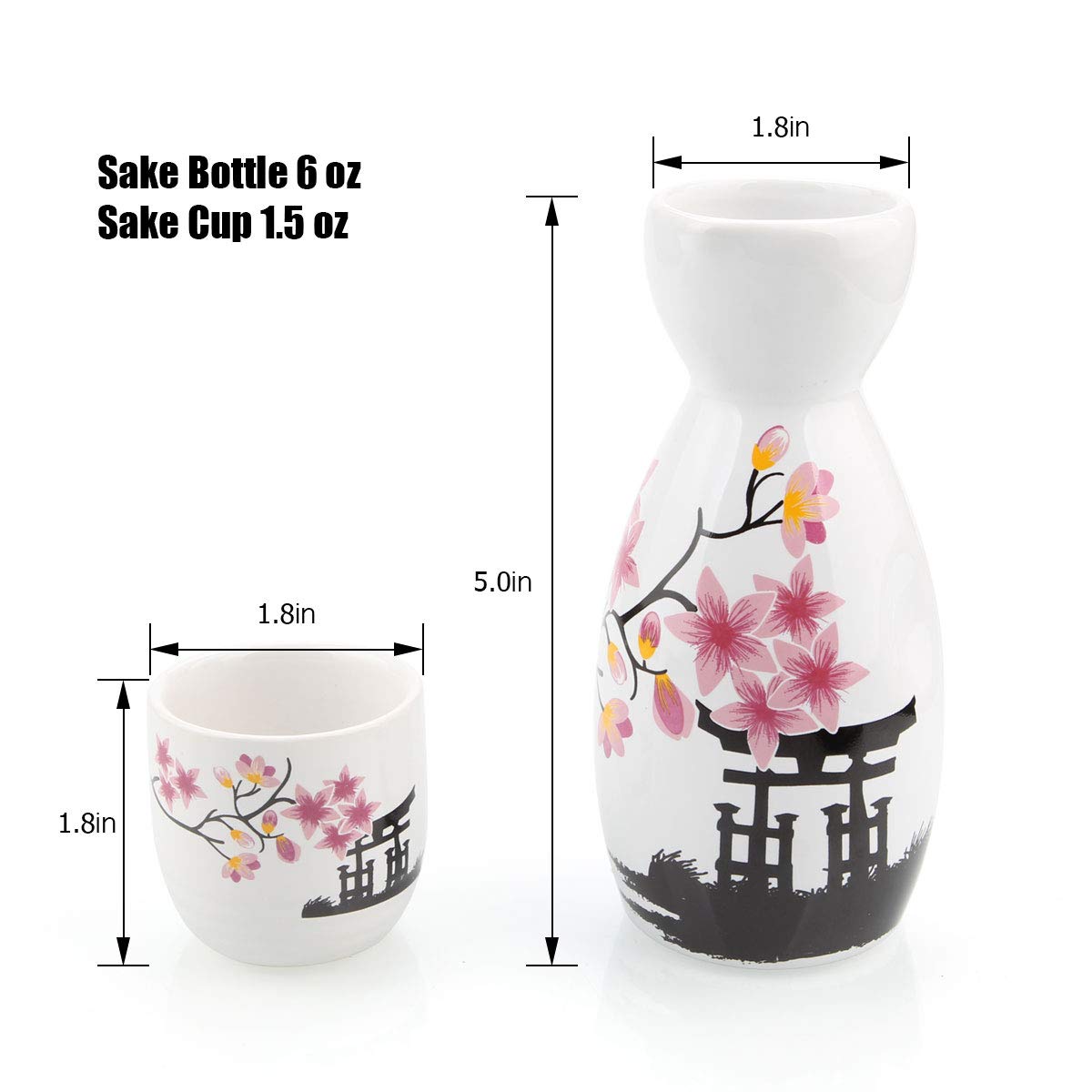ABuff Sake Set Ochoko para degustar sake en cada sorbo.