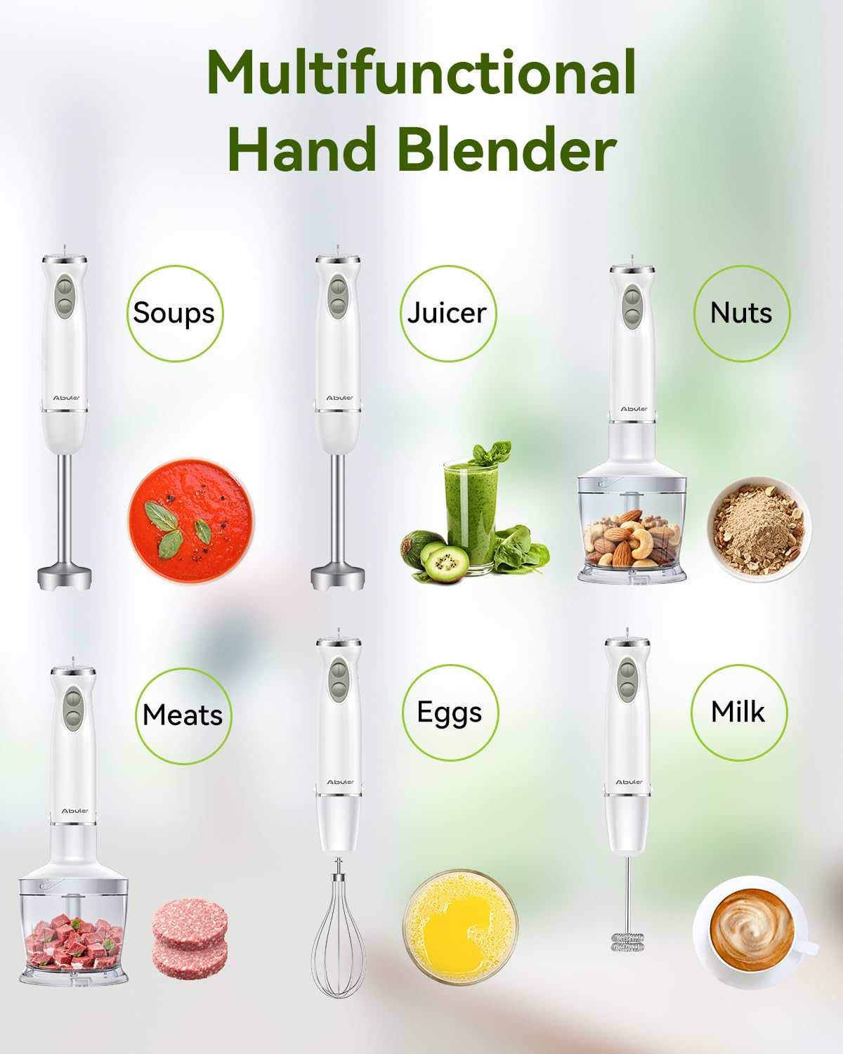 Abuler batidora vaso medidor de 20 oz para medir con precisión