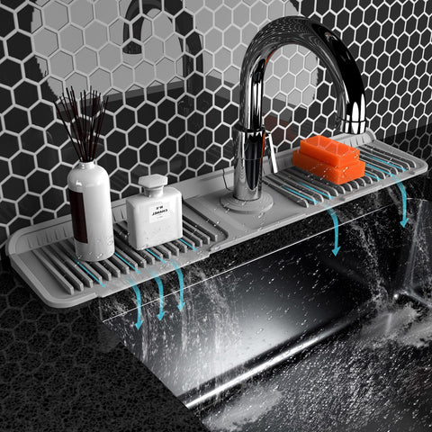 Protector Abulun para salpicaduras en fregadero de cocina evita gotas