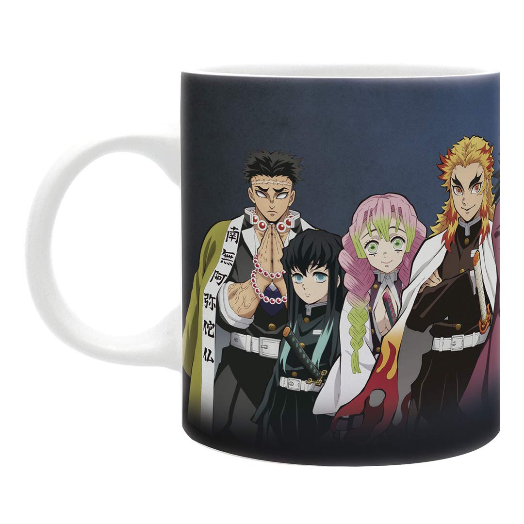 ABYSTYLE Demon Slayer diseño pilares en cerámica, regalo para fans.